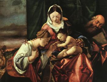 Lorenzo Lotto : The Mystic Marriage of St Catherine